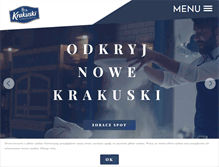 Tablet Screenshot of krakuski.com.pl